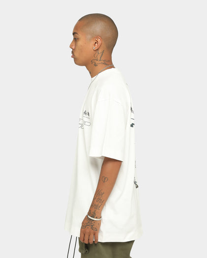 Loiter Reflective Dragon Dynasty T-Shirt Off White