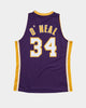 Mitchell & Ness Los Angeles Lakers Shaquille O'Neal '99-'00 #34 Swingman Jersey Purple