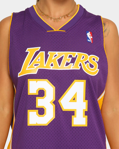 Mitchell & Ness Los Angeles Lakers Shaquille O'Neal '99-'00 #34 Swingman Jersey Purple