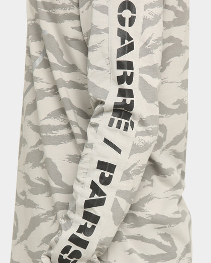 Carré Reticule Long Sleeve T-Shirt Grey