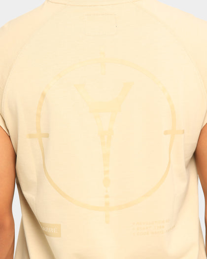 Carré Reticule Muscle T-Shirt Stone