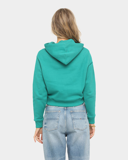 Tommy Jeans Women's Tommy Flag Hoodie Midwest Green