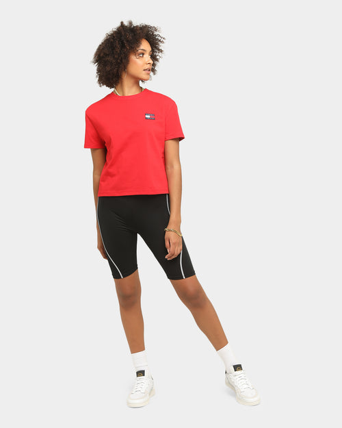 Tommy Jeans Women's Tommy Badge T-Shirt Deep Crimson