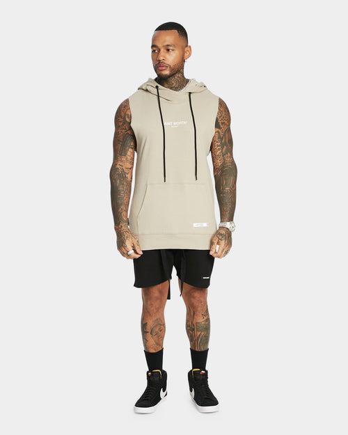 Saint Morta Homage Sleeveless Hoodie Fog