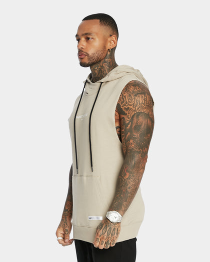 Saint Morta Homage Sleeveless Hoodie Fog