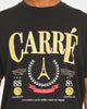Carré Men's Emblem Classique Short Sleeve T-Shirt Washed Black