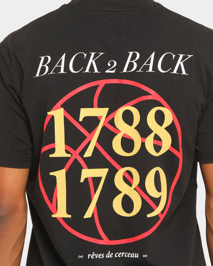 Carré Men's Emblem Classique Short Sleeve T-Shirt Washed Black