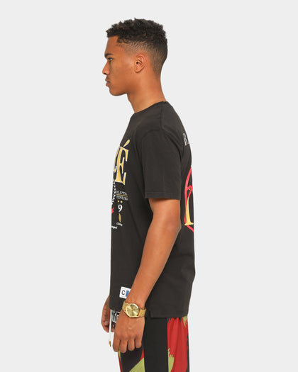 Carré Men's Emblem Classique Short Sleeve T-Shirt Washed Black