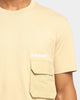 Carré Men's Combiner Pocket Short Sleeve T-Shirt Stone/Black