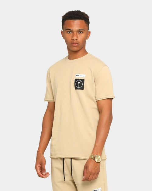 Carré Utilitaire Rugueux Short Sleeve T-Shirt Stone