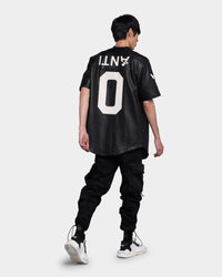 The Anti Order A Town Leather Baseball Jersey Black