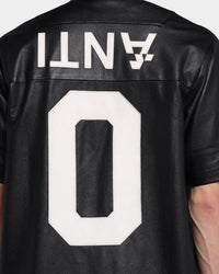 The Anti Order A Town Leather Baseball Jersey Black
