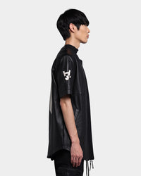 The Anti Order A Town Leather Baseball Jersey Black