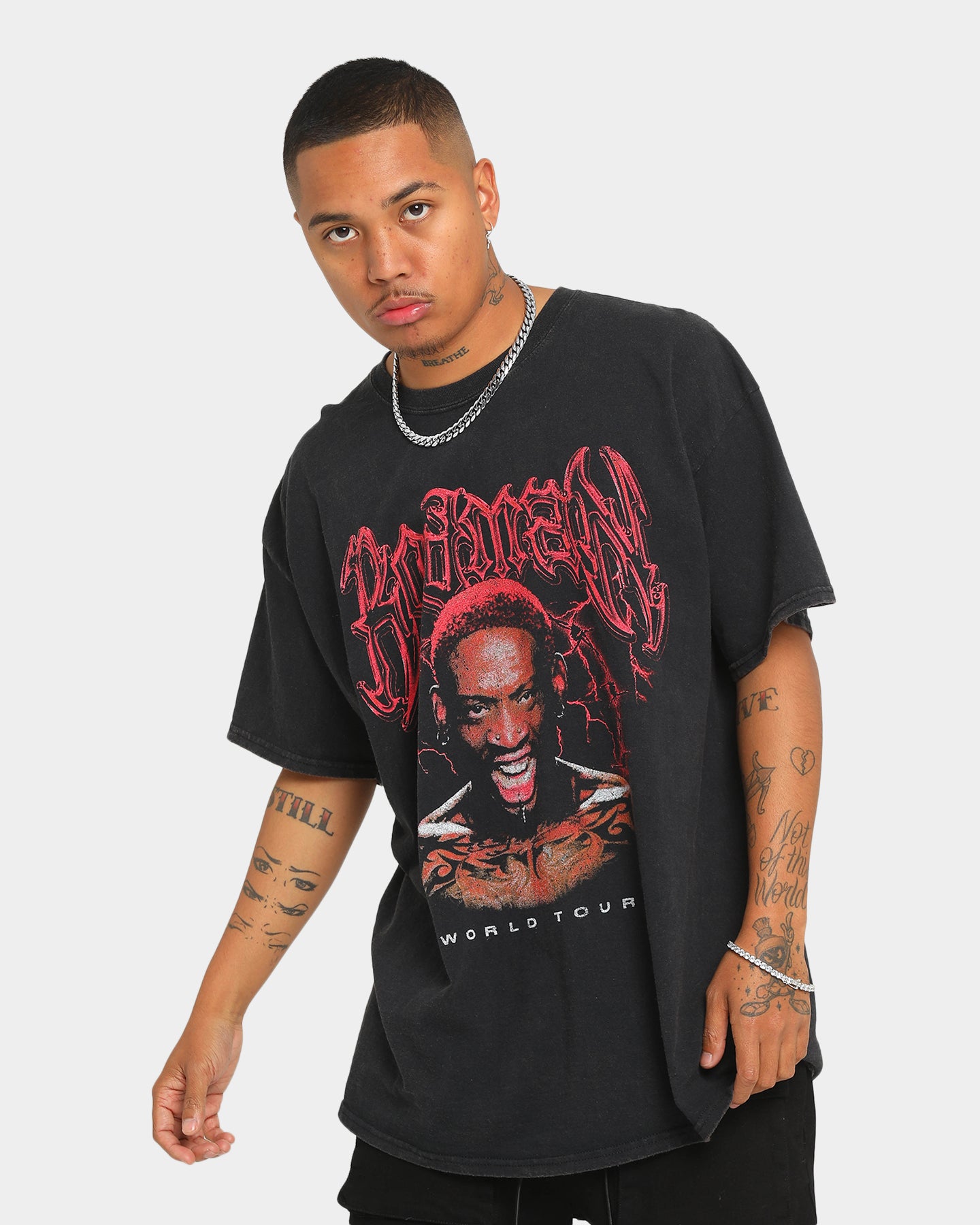 KITH Vintage RODMAN tシャツ Rare vintage 90s Dennis Rodman basketball nba Chicago Bulls t