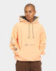 Champion Rev Weave Script Hoodie Shortbread