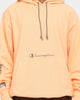 Champion Rev Weave Script Hoodie Shortbread