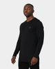 Saint Morta Drop Tail Long Sleeve T-Shirt Black