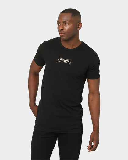 Saint Morta Drop Tail Short Sleeve T-Shirt Black