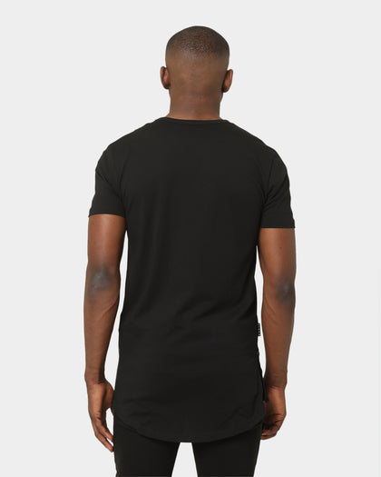 Saint Morta Drop Tail Short Sleeve T-Shirt Black