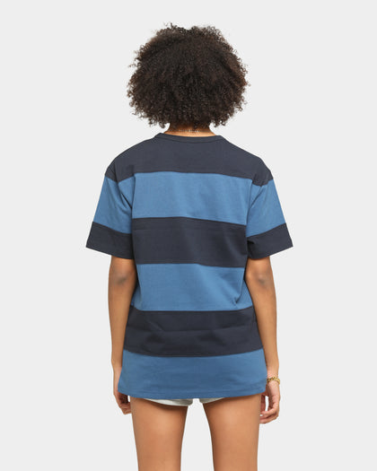 Champion Heritage Panel Stripe T-Shirt Navy