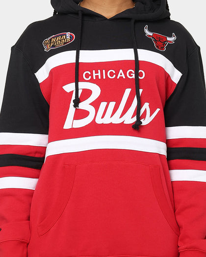 Mitchell & Ness Men's Chicago Bulls Head Coach Hoodie Black