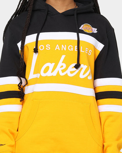 Mitchell & Ness Men's Los Angeles Lakers Head Coach Hoodie Black