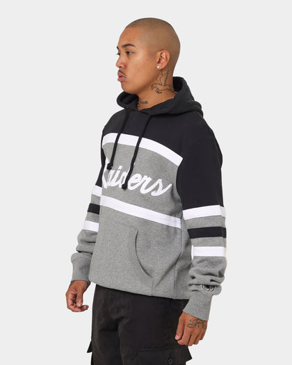 Mitchell & Ness Men's Raiders Head Coach Hoodie Black/Grey