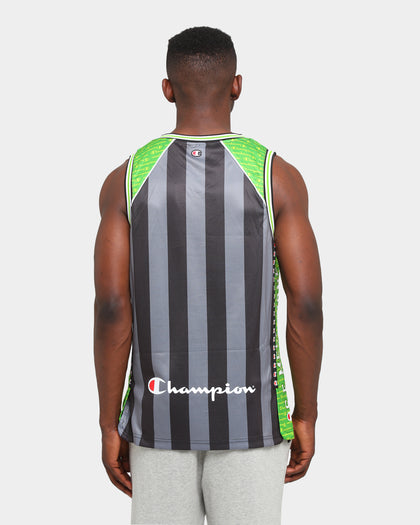 Champion South East Melbourne Phoenix Off-Court NBL Jersey Black/Green
