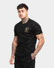 Last Kings Camo De Luxe V2 Short Sleeve T-Shirt Black