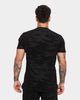 Last Kings Camo De Luxe V2 Short Sleeve T-Shirt Black