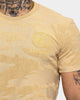 Last Kings Camo De Luxe V2 Short Sleeve T-Shirt Tan