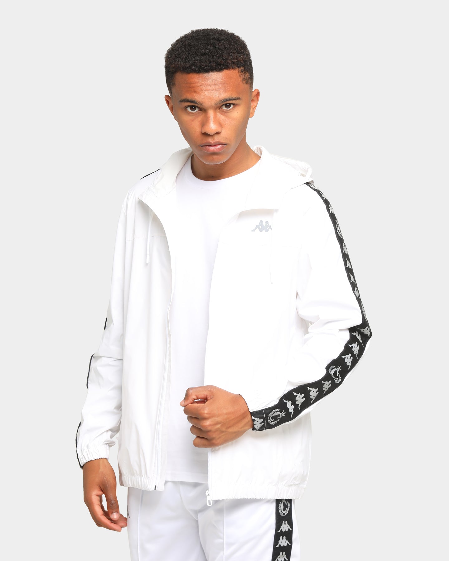 Kappa Kappa X Culture Kings Authentic Folos Jacket White/Silver