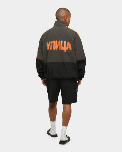 Loiter Street Windbreaker Black/Orange