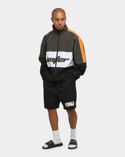 Loiter Street Windbreaker Black/Orange