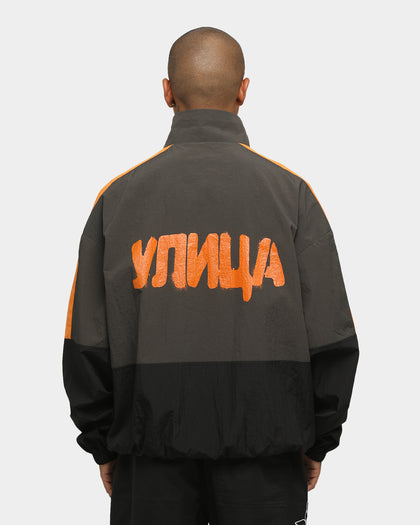 Loiter Street Windbreaker Black/Orange
