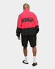 Loiter Street Windbreaker Black/Pink