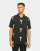 Carré Iron Lady Short Sleeve Button Up Black