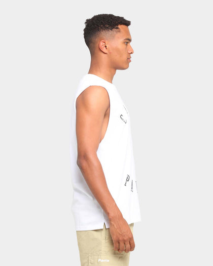 Carré Autour Muscle T-Shirt White