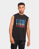 Carré Declaration Flag Muscle T-Shirt Black