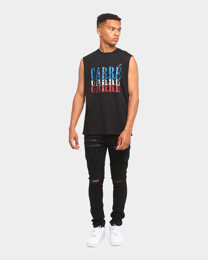 Carré Declaration Flag Muscle T-Shirt Black