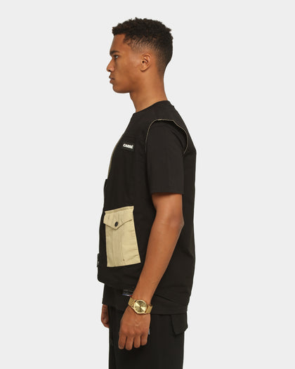 Carré Combiner Reversible Vest Black/Stone