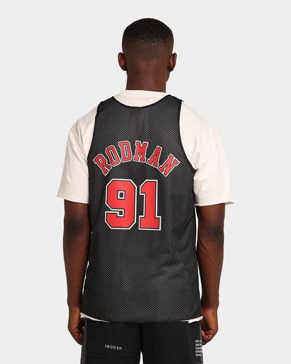 Mitchell & Ness Chicago Bulls Dennis Rodman REV Mesh #96 Tank Red