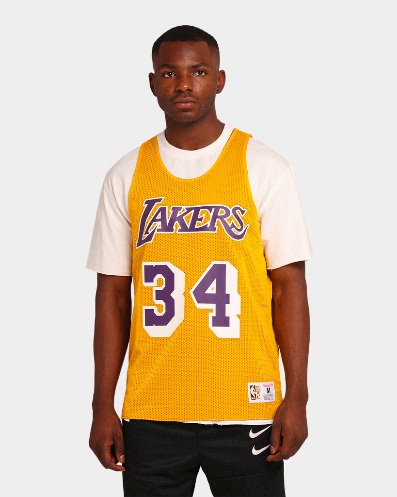 Mitchell & Ness Los Angeles Lakers Shaquille O'Neal REV Mesh #96 Tank ...