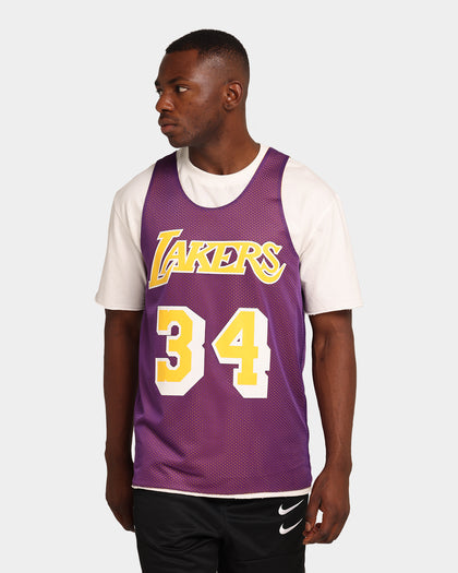 Mitchell & Ness Los Angeles Lakers Shaquille O'Neal REV Mesh #96 Tank Purple