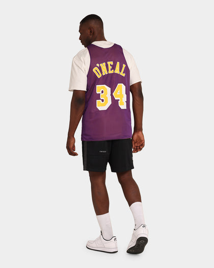 Mitchell & Ness Los Angeles Lakers Shaquille O'Neal REV Mesh #96 Tank Purple
