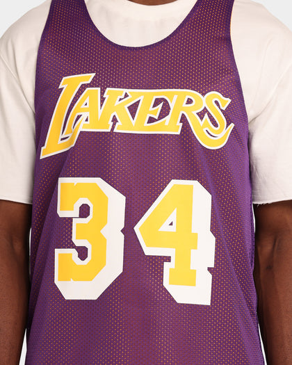 Mitchell & Ness Los Angeles Lakers Shaquille O'Neal REV Mesh #96 Tank Purple