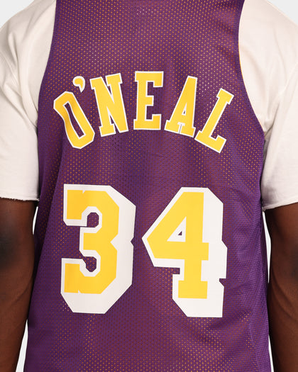 Mitchell & Ness Los Angeles Lakers Shaquille O'Neal REV Mesh #96 Tank Purple