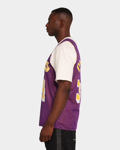 Mitchell & Ness Los Angeles Lakers Shaquille O'Neal REV Mesh #96 Tank Purple