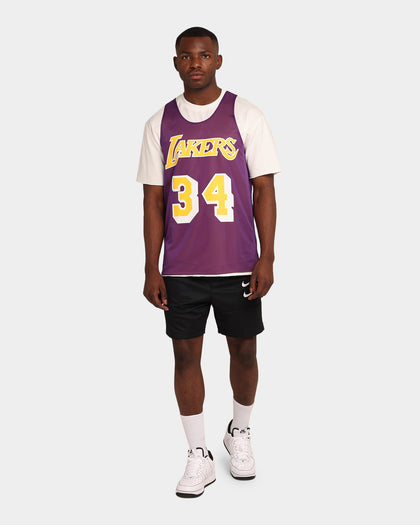 Mitchell & Ness Los Angeles Lakers Shaquille O'Neal REV Mesh #96 Tank Purple