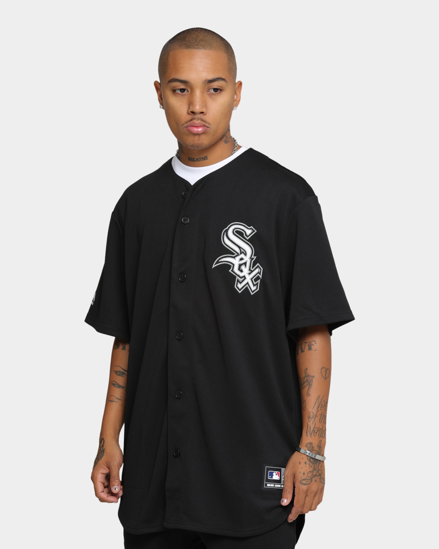 Majestic Athletic Chicago White Sox Chest Logo Replica Jersey